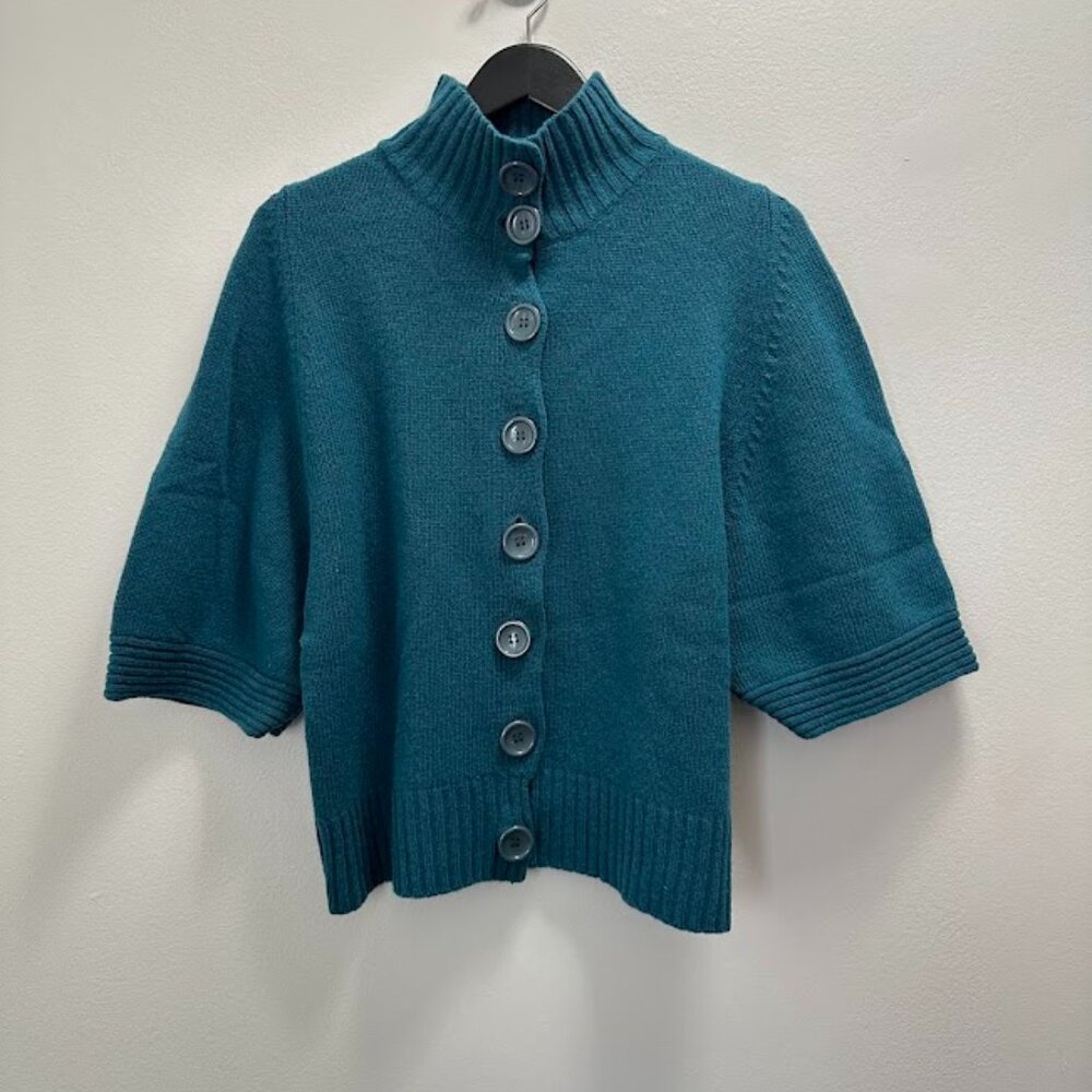 BCIM Femme Fil Japonais Button-Up Knit Sweater – Size F (S–M)